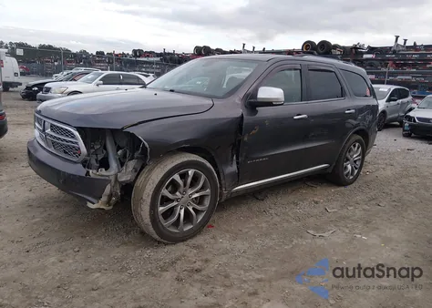 2016 Dodge Durango Citadel Anodized Platinum z USA, uszkodzony, nr VIN 1C4RDHEG1GC396691